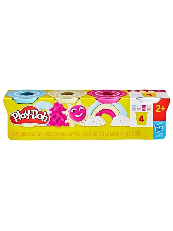 Play-Doh Confetti Fun 4 Pack 340G