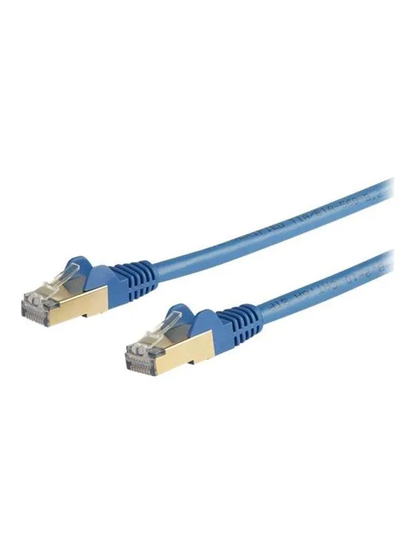 StarTech.com 5m CAT6a Ethernet Cable - Blue RJ45 Shielded Cable Snagless - patch cable - 5 m - blue - Blå - 5m