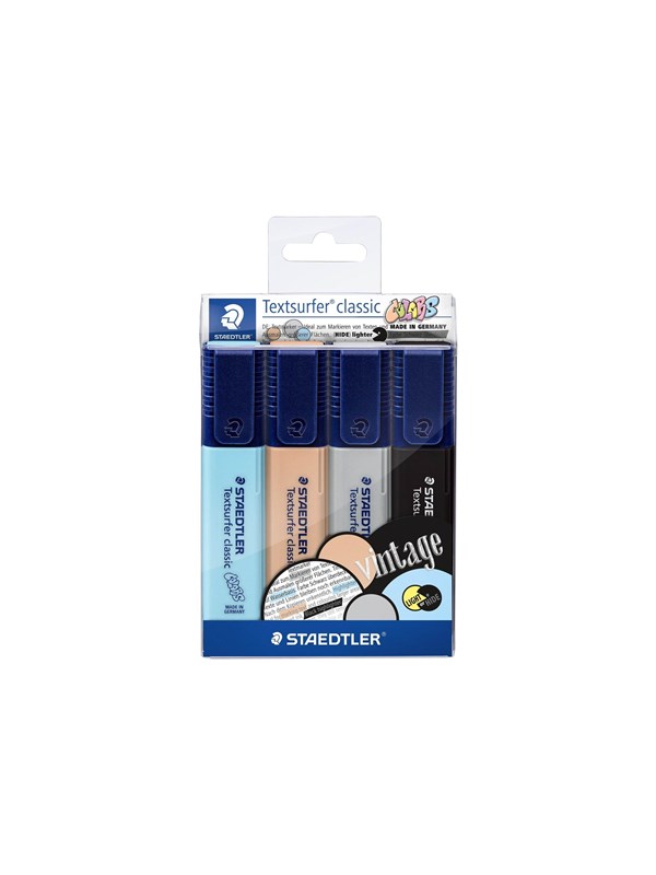 Staedtler Highlighter Textsurf.cl.4pcs.wallet