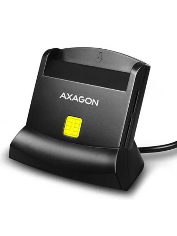 AXAGON USB-A Smart Card / ID Card Reader & SD / microSD / SIM Card Reader