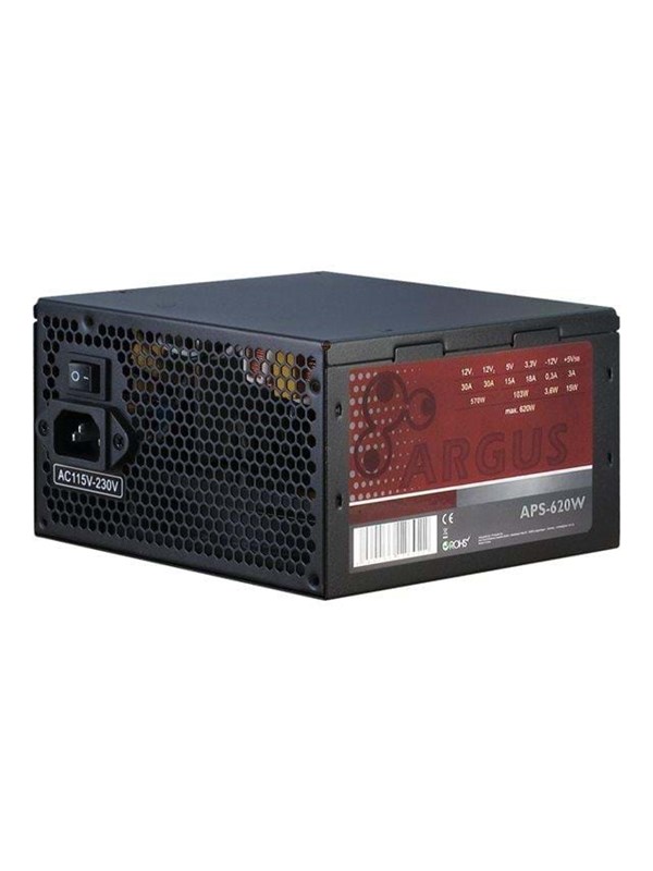 Inter-Tech Argus APS-620W Strømforsyning (PSU) - 620 Watt - 120 mm - ATX - 80 Plus