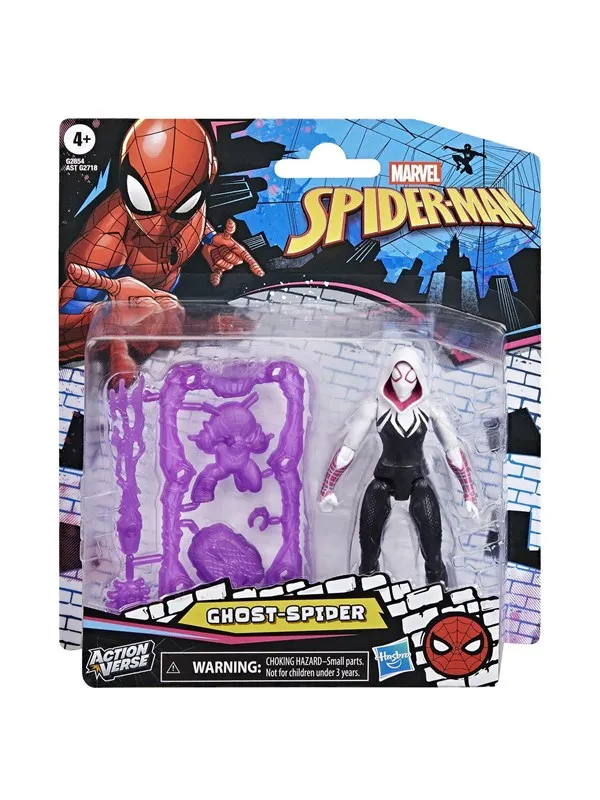 Marvel Spider-Man 4.5in Figure ActionVerse Ghost-Spider