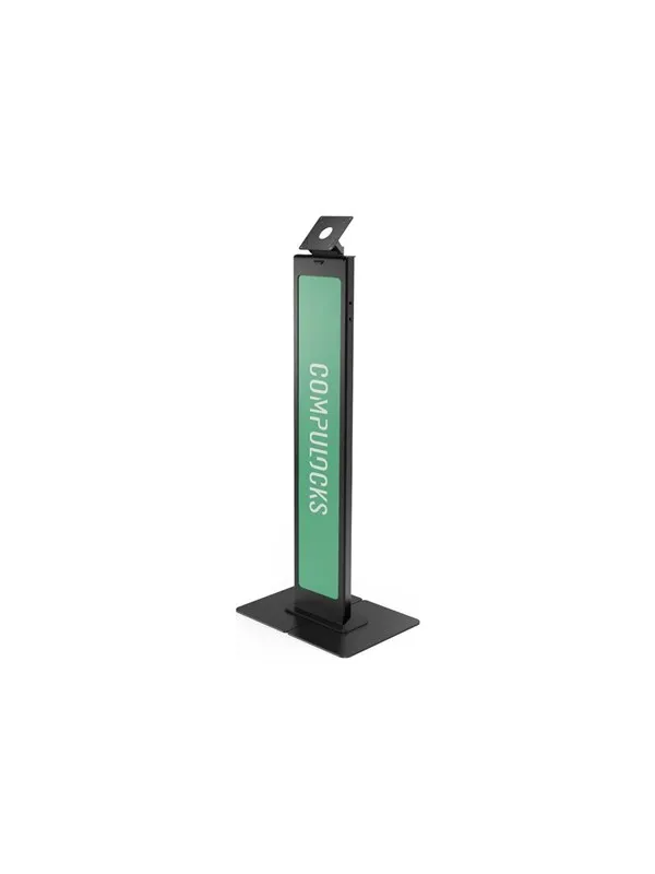 Compulocks BrandMe stand - for LCD display - brandable with large base plate - black