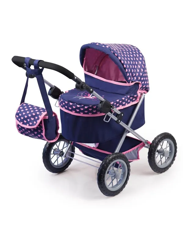 Bayer Design Doll's Pram Trendy - Navy (13052AA)