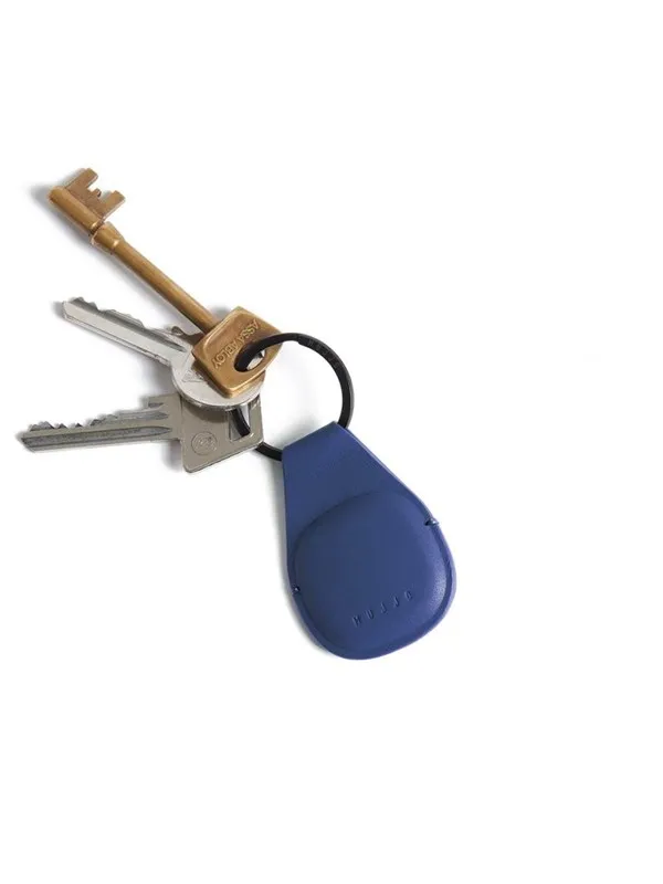 Mujjo Canopy Keychain for AirTag - Monaco Blue