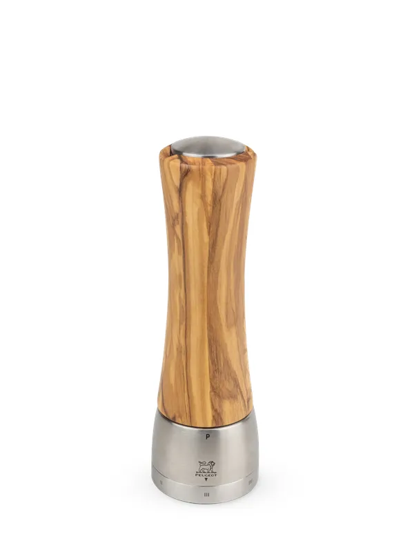 Peugeot Madras u'select pepper grinder stainless steel/olive wood 21cm