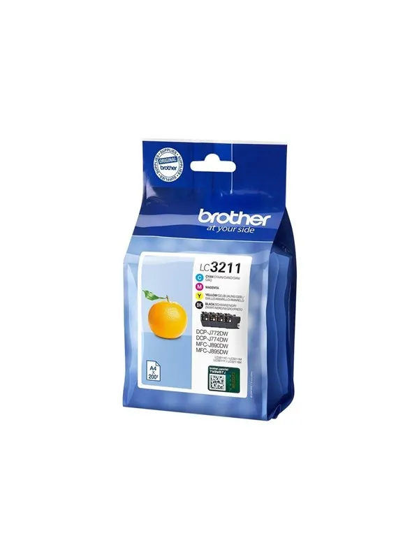 Brother LC3211VAL / LC 3211 Value Pack 4-Pack
