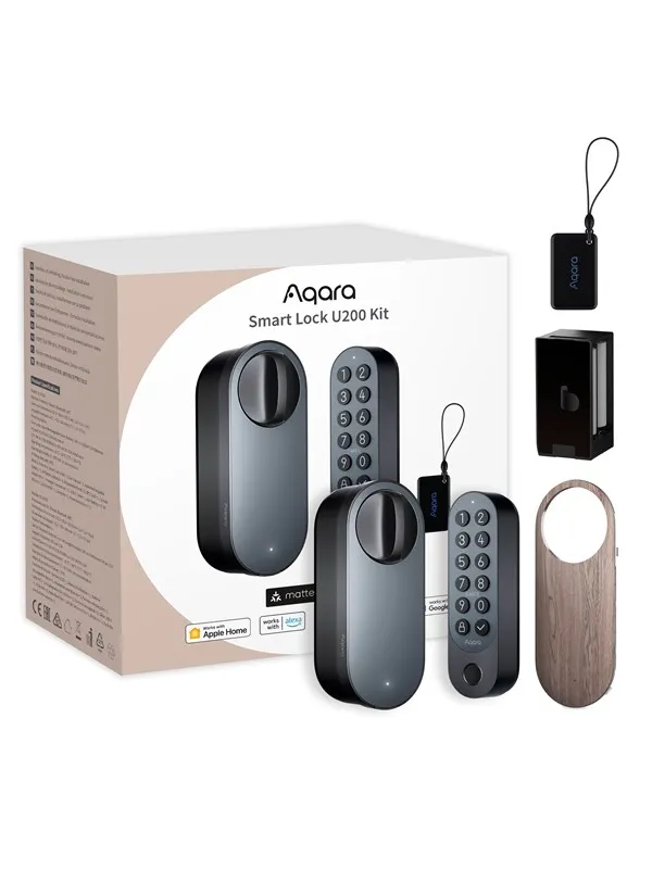 Aqara Smart Lock U200 Sett, Svart