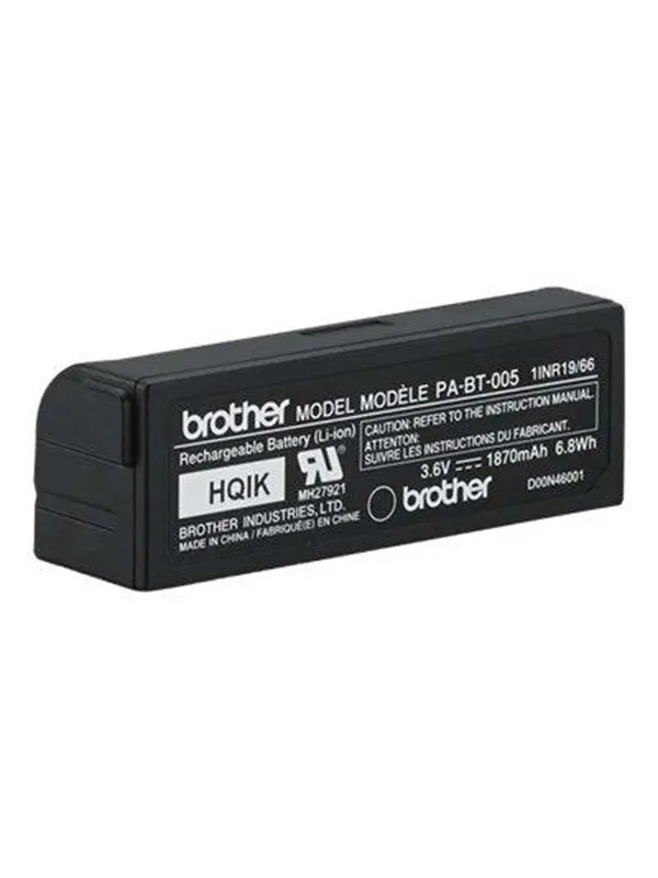 Brother PA-BT-005 - printer battery - Li-Ion - 1870 mAh - 6.8 Wh Strømforsyning (PSU) - ATX - 80 Plus