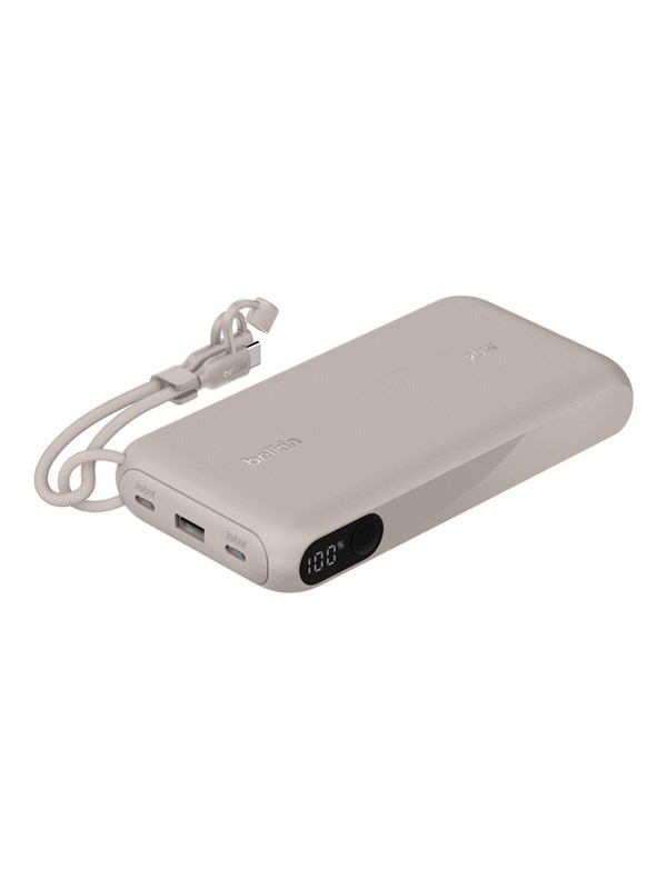 Belkin BoostCharge power bank - with display - 2 x USB-C USB - 20 Watt Nødlader - 20000 mAh