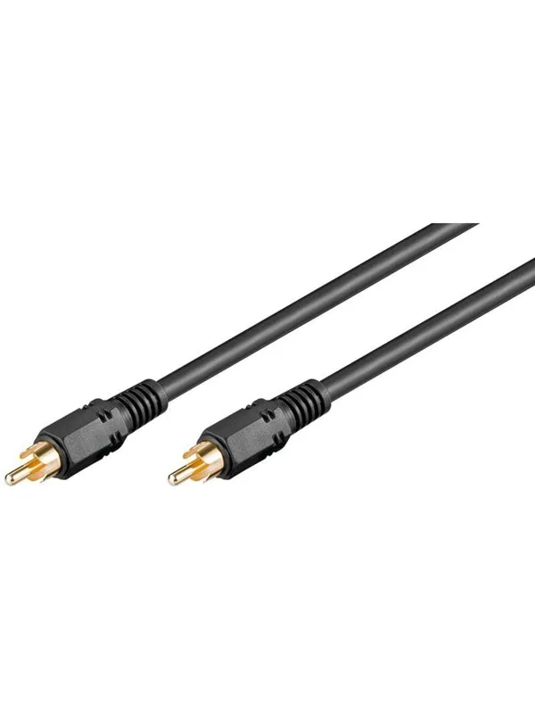 Pro RCA Mono Cable - Black - 5m