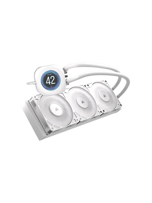 Corsair NAUTILUS 360 LCD White - CPU Vannkjøling - Max 36 dBA