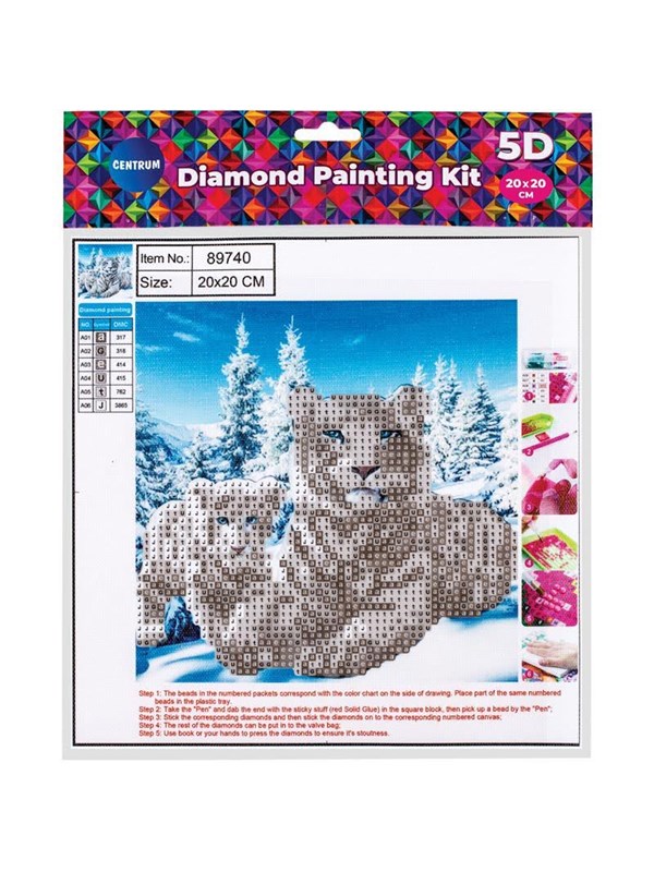 CENTRUM Diamond Painting 20*20cm. Snow landscape