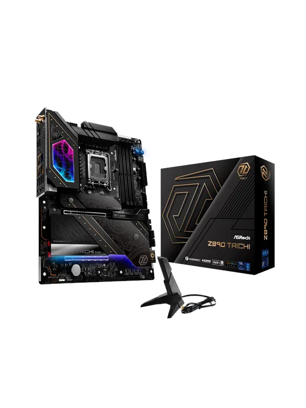 ASRock Z890 TAICHI Hovedkort - Intel Z890 - Intel LGA1851 socket - DDR5 RAM - ATX