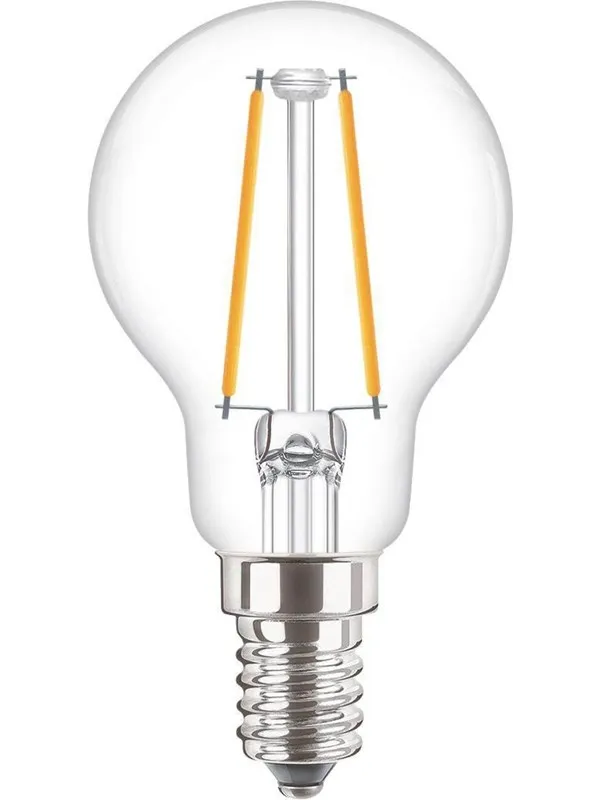 Philips LED-lyspære 2W/827 (25W) Clear E14