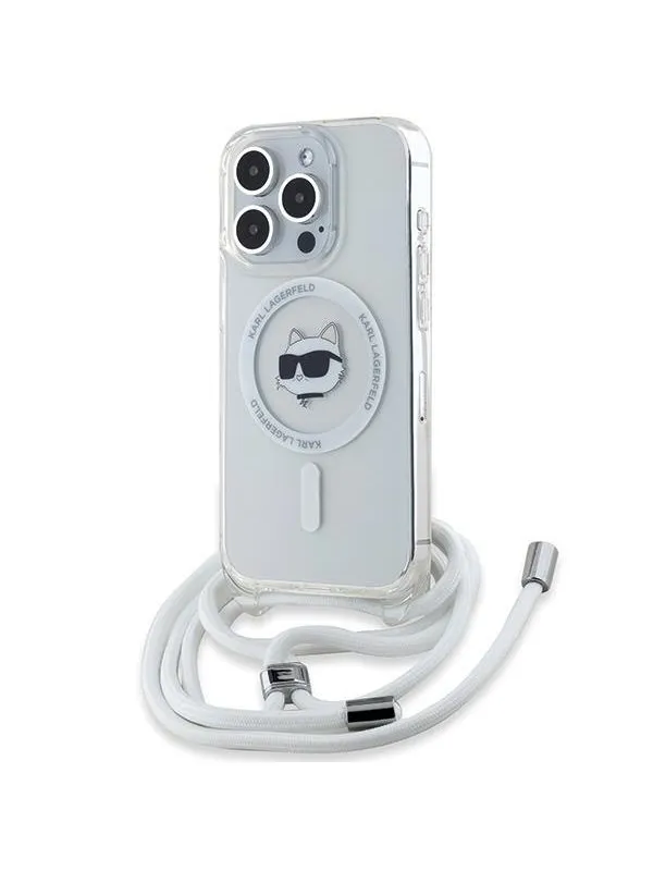 Karl Lagerfeld IML Choupette Head & Cord MagSafe case for iPhone 14 Pro - transparent