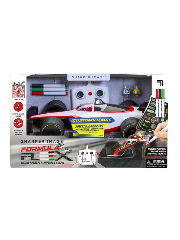 Sharper Image Toy RC Formula Flex Racer Doodle