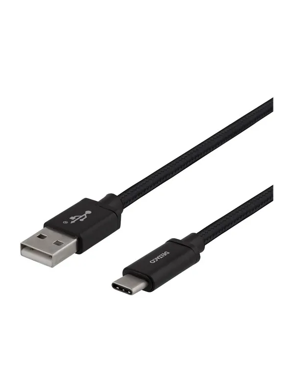 Deltaco - USB-C cable - USB to USB-C - 2 m