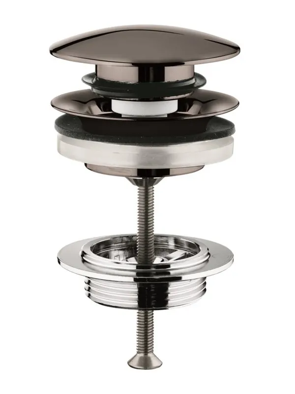 Grohe Push ventil med oppløftsventil, Hard Graphite