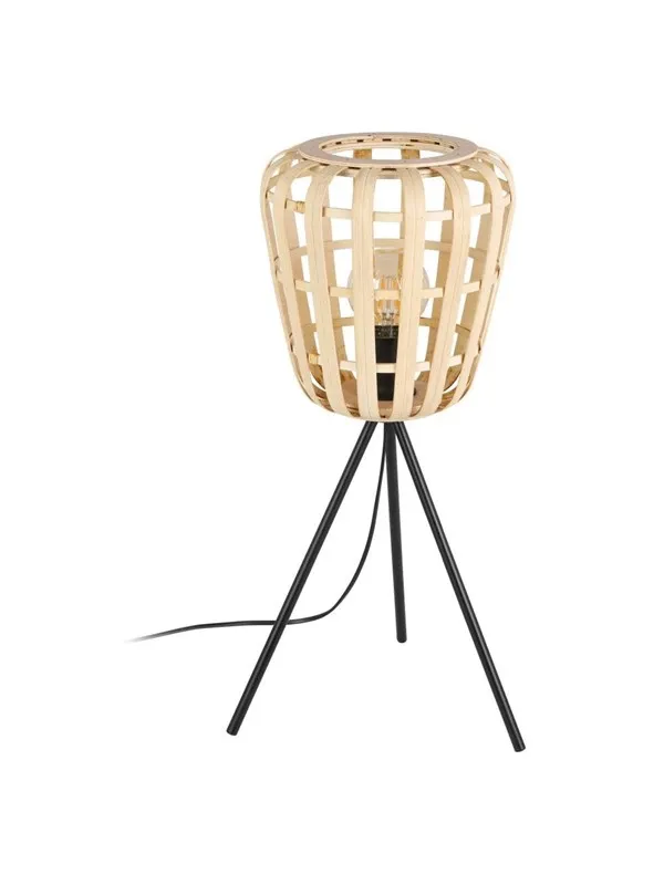 EGLO Stars of Light MONTEZUELO bordlampe E27 bambus/sort
