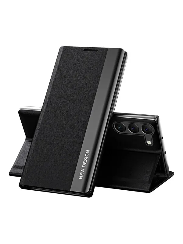 Hurtel Sleep Case Pro Case for Samsung Galaxy S23+ with Flip Stand Black