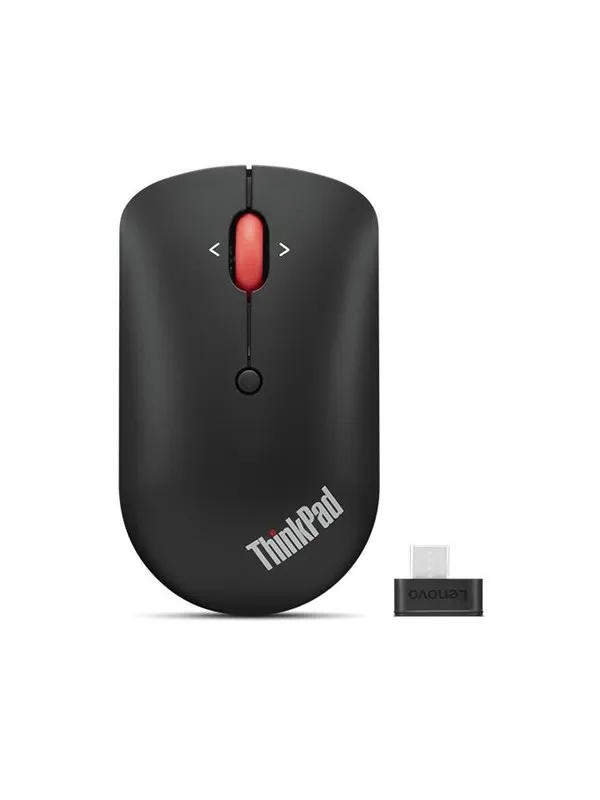 Lenovo ThinkPad USB-C Wireless Compact Mouse - Mus - Optisk - 4 - Rød