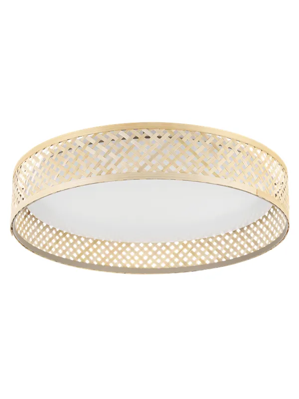 EGLO LUPPINERIA ceiling lamp Ø380 mm 3000K bamboo