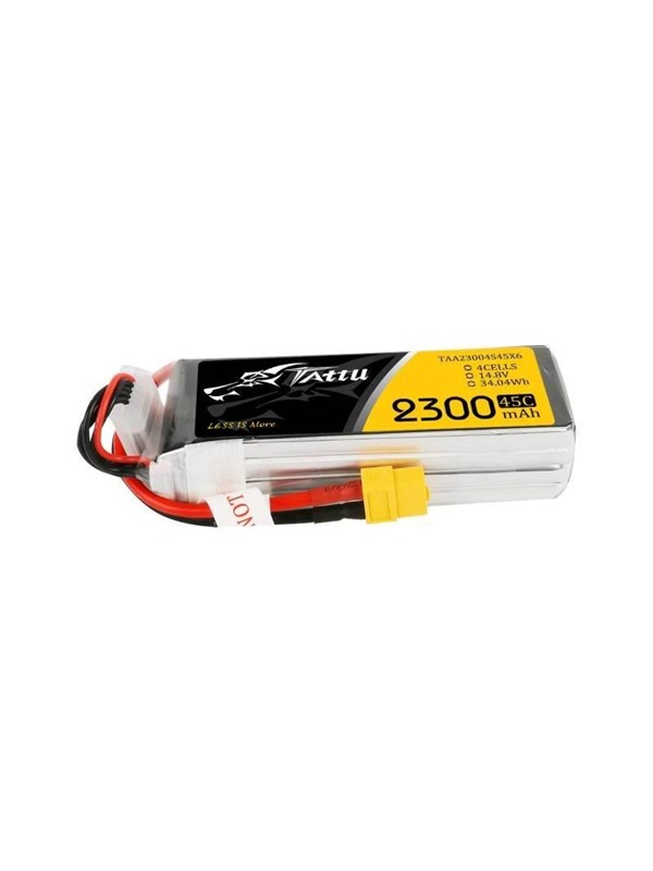Gens ace &Tattu Battery 2300mAh 14.8V 75C 4S1P XT60