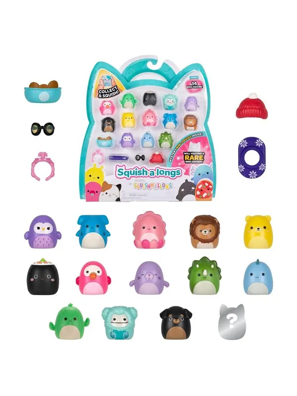 Squishalongs 2.5 cm 14 Pack Style 2 S3