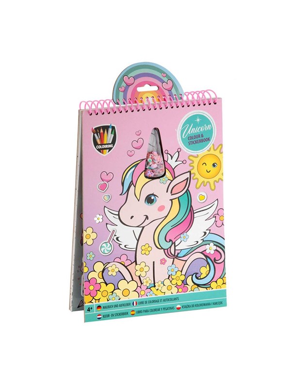 Grafix - Coloring and Sticker Book Unicorn