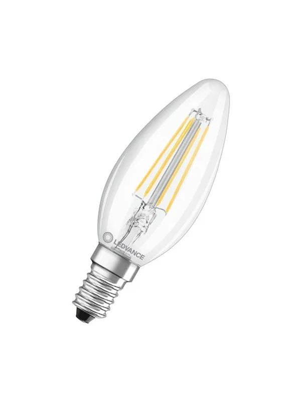 Osram LED-lyspære Candle Filament 470lm 4.2W/927 (40W) Clear Dimmable E14