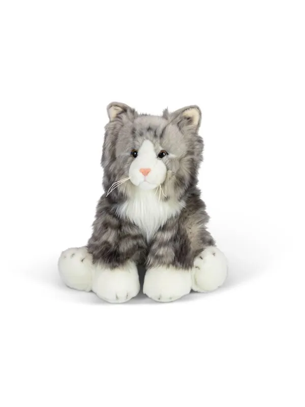 Animigos GREY FLUFFY CAT