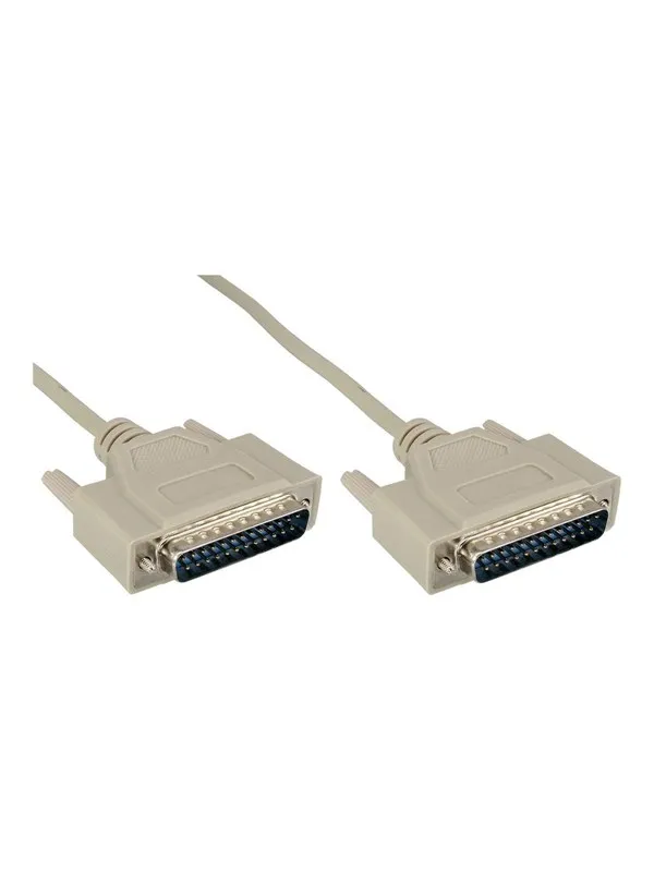 InLine - serial cable - DB-25 to DB-25 - 2 m