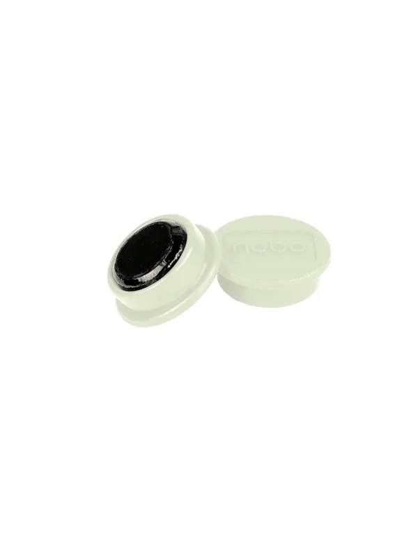 Nobo  Whiteboard magneter 13 mm, pakke med 10 stk. Hvit