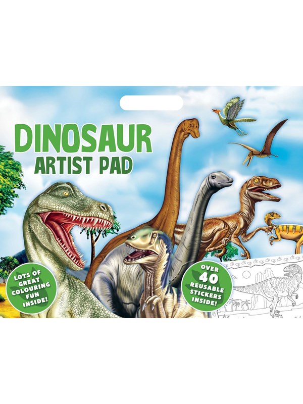 Alligator DINOSAURUS Artist Pad A3 Coloring Book