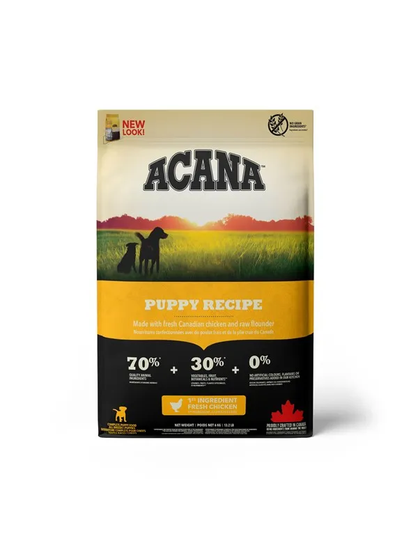 Acana Puppy Recipe Dry Dog Food 11.4kg