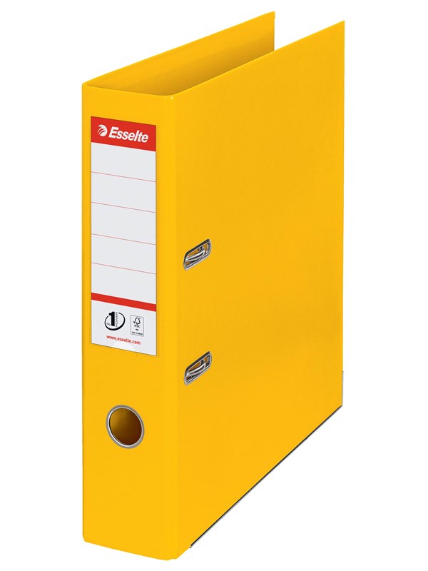 Esselte Brevordner  No.1 PP FSC® A4/75 mm Gul
