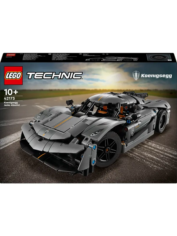 LEGO Technic 42173 Koenigsegg Jesko Absolut-hyperbil i grått