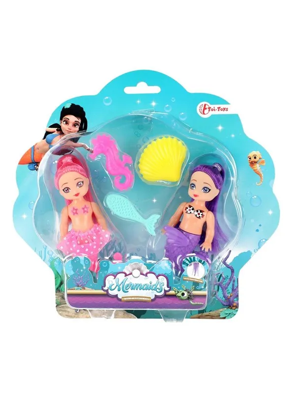 Toi-Toys Mermaids Mermaid Doll with Accessories 12cm