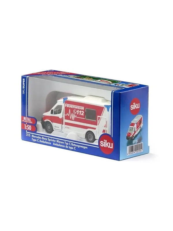 SIKU 1:50 Ambulanse Mercedes