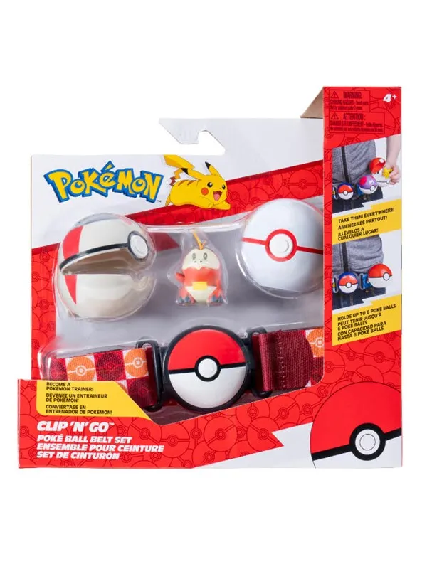 Pokemon Clip N Go Belt Set Fuecoco