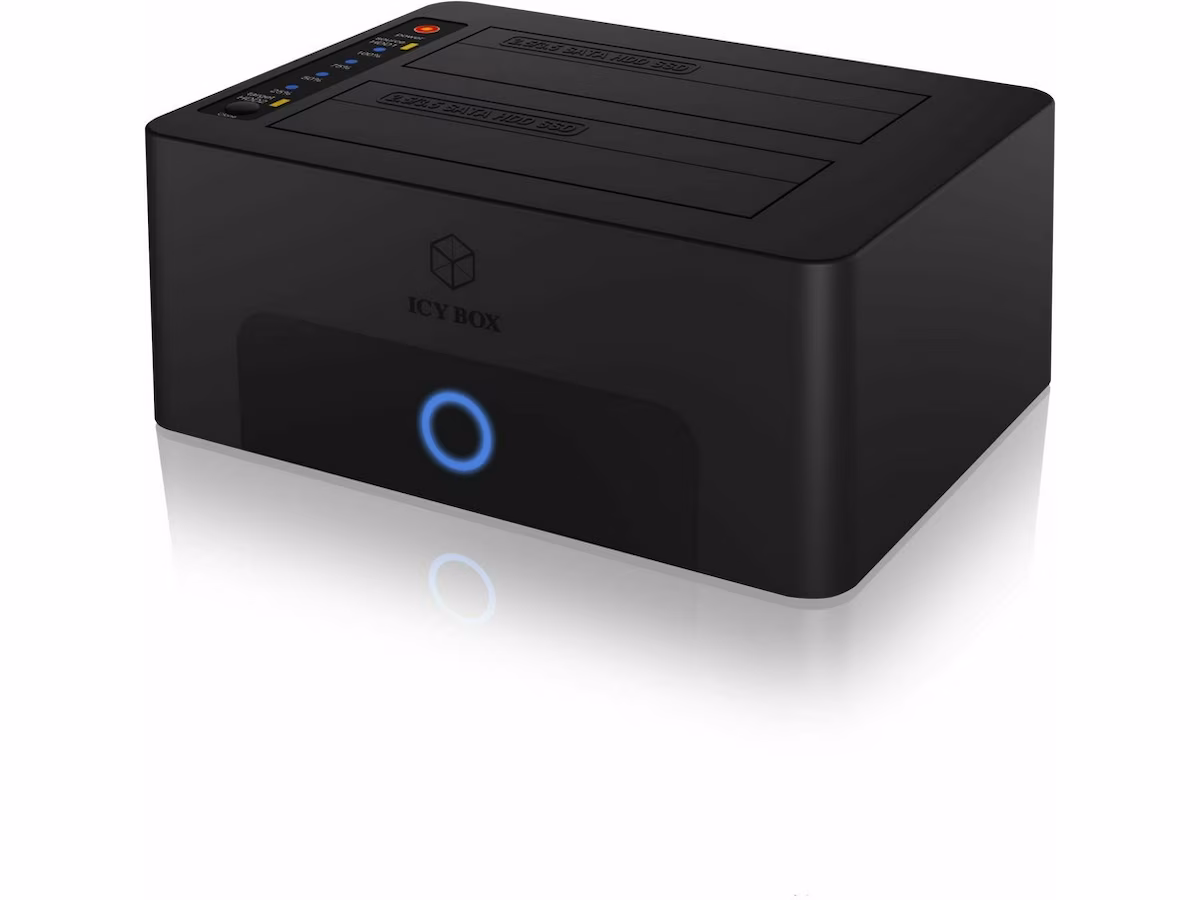 ICY BOX 2-bay Docking for 2.5” or 3.5” SATA