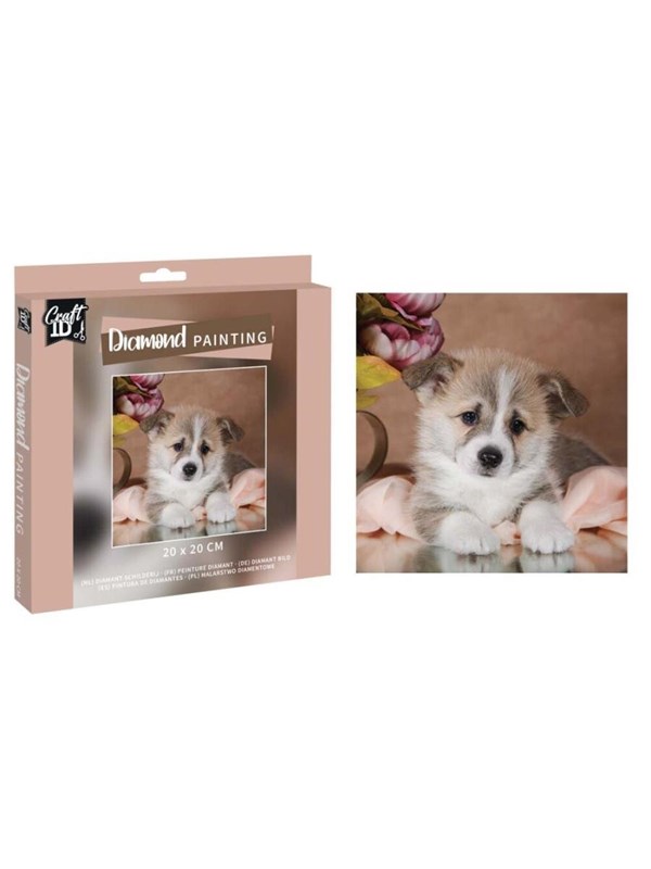 Creative Craft Group Diamond Painting 20*20cm. Dog