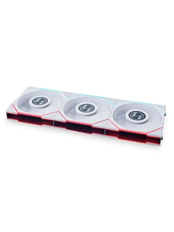 Lian Li UNI FAN TL LCD 120 (3-pack) - Kabinettvifte - 120mm - Hvit med RGB-lys - 27 dBA