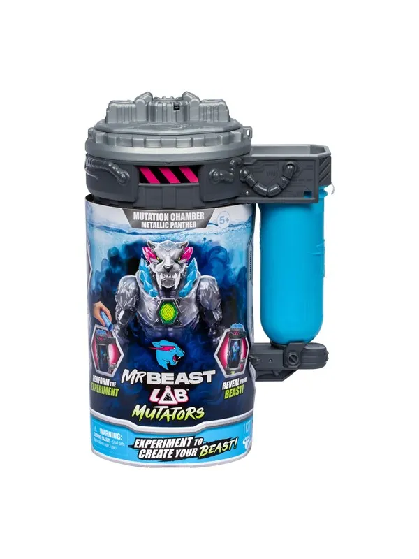MrBeast Lab Mutator Metalic Panther Action Figure