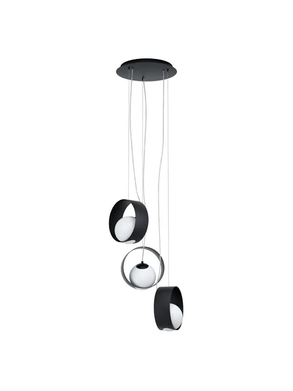 EGLO CAMARGO CLUSTER 3X350 MM SVART