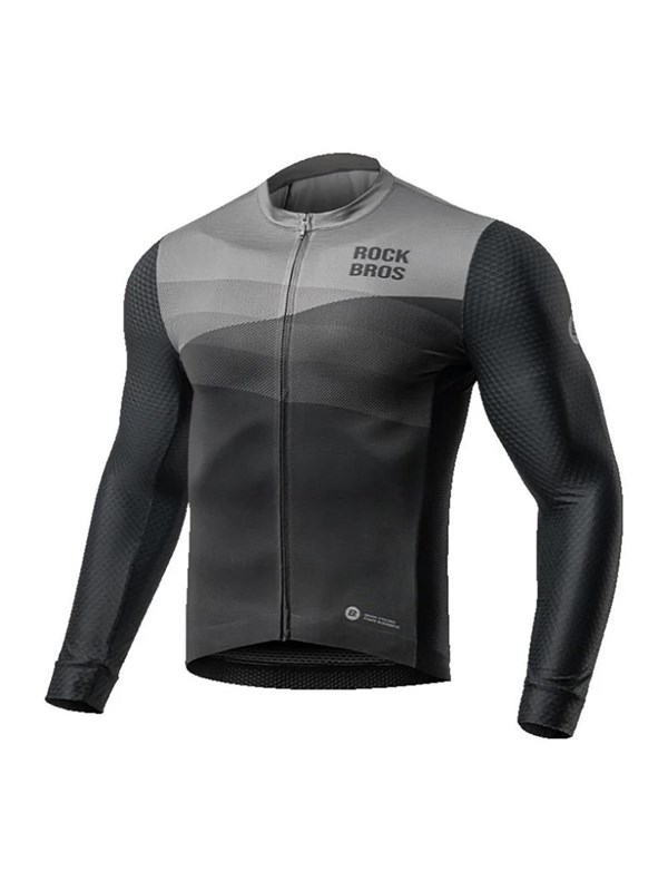 Rockbros 15120009004 Long Sleeve Cycling Jersey Spring/Summer XL - Black