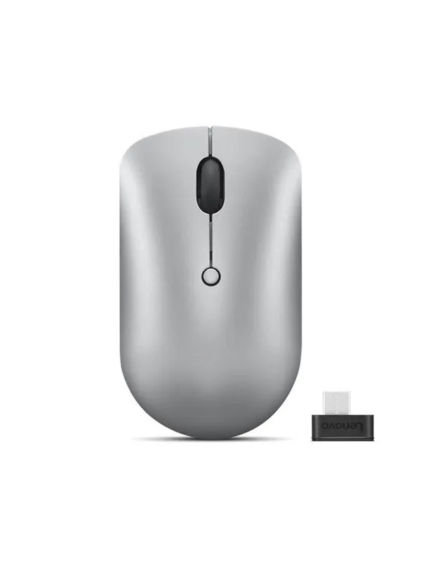 Lenovo 540 USB-C Wireless Compact Mouse - Mus - Optisk - 4 - Grå