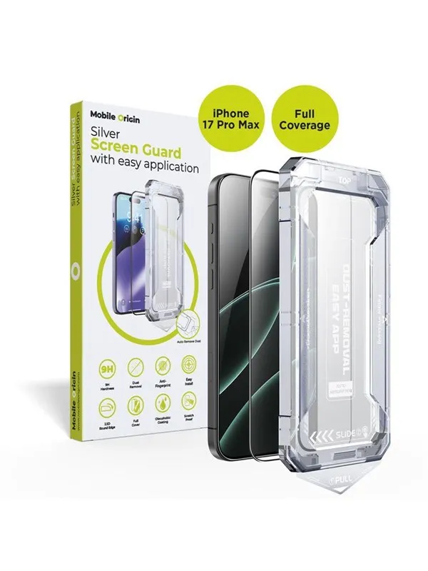 Mobile Origin Screen Guard with easy application - iPhone 17 Pro Max