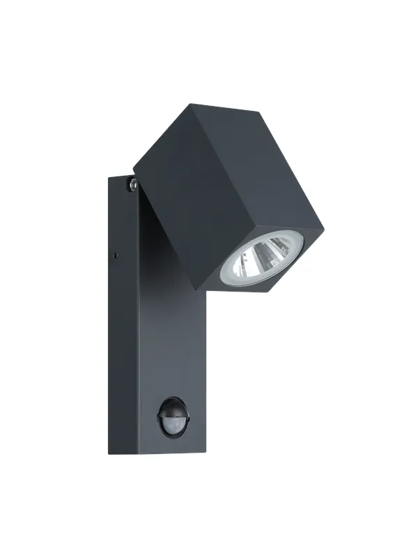 EGLO SAKEDA outdoor wall lamp with sensor LED 5W anthracite